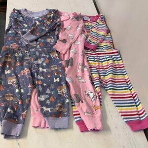 Hanna Andersson Bundle of 3  Girls Pajamas 18-24 months